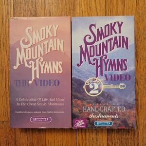 Brentwood Music VHS Smoky Mountain Hymns Vol 1 & 2 Christian Gift Movie Media